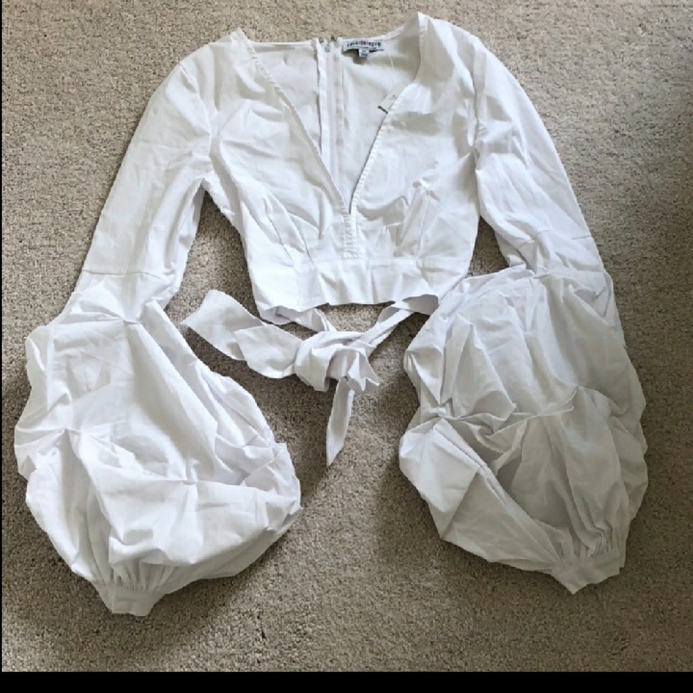 Fashion Nova White Blouse